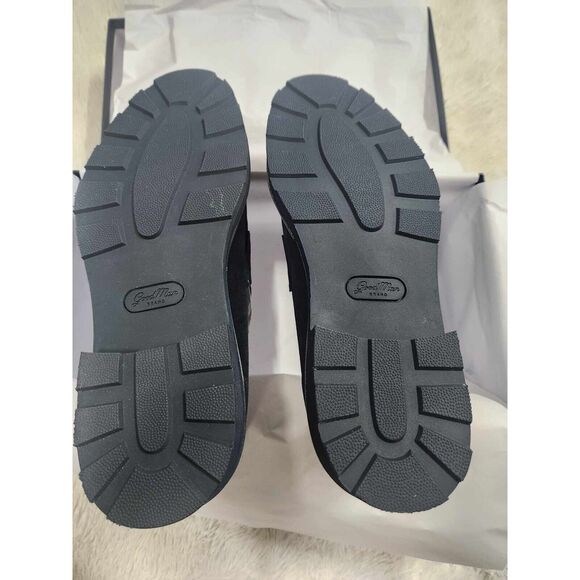 The Goodman Brand Men’s Navy Lexington Suede loafer Size 10.5 - Picture 7 of 10